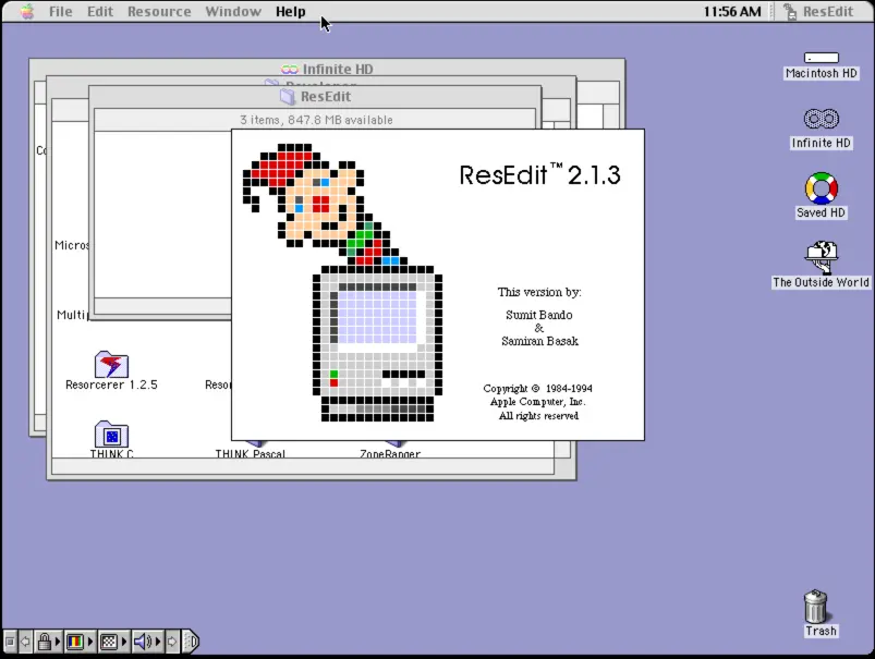Splash screen for ResEdit